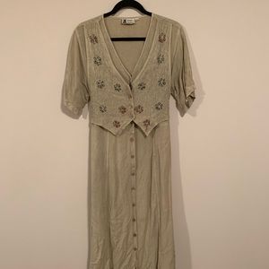 ♥️ Green Maxi Dress